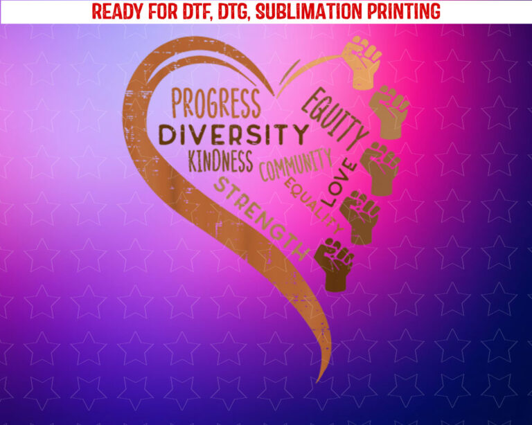 Black History Fists Diversity Equity Melanin African Women Shirt PNG, DTF, DTG, Sublimation Design