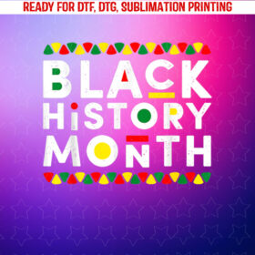 Black History Month African American Men Women Kids Retro Shirt PNG, DTF, DTG, Sublimation Design