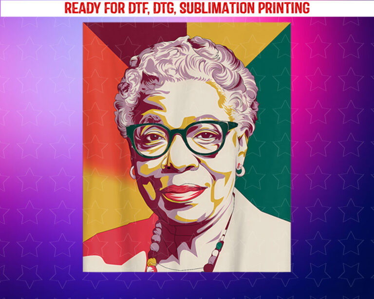 Black History Month Angelou Black Culture Shirt PNG, DTF, DTG, Sublimation Design