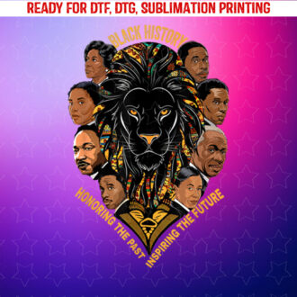 Black History Month Proud Black History Culture Men Women Shirt PNG, DTF, DTG, Sublimation Design