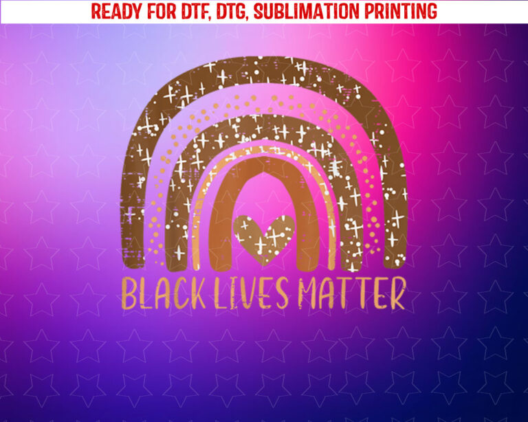 Black Lives Matter Blm Human Rights Kids Men Women Shirt PNG, DTF, DTG, Sublimation Design