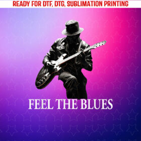 Blues Guitar Musicians Blues Music Shirt PNG, DTF, DTG, Sublimation Design