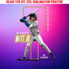 Bobby Witt Jr Kansas City Baseball Players Mlbwit3002 Shirt PNG, DTF, DTG, Sublimation Design
