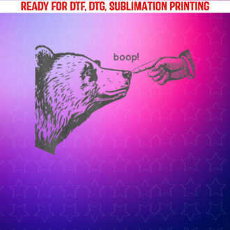 Boop Bear Shirt PNG, DTF, DTG, Sublimation Design