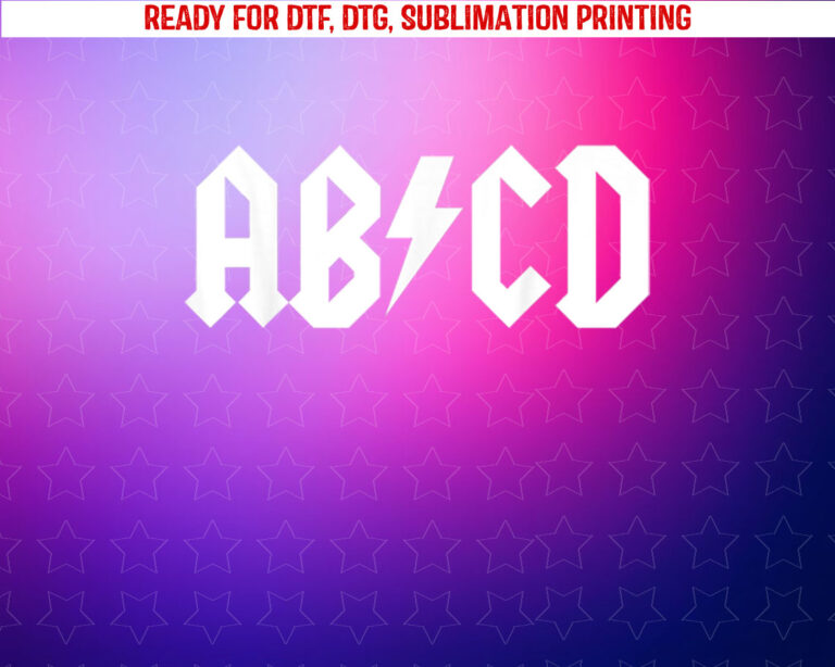 Boys Girls Teachers Abcd Rock Graphic Back to School Shirt PNG, DTF, DTG, Sublimation Design