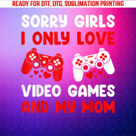 Boys Valentines Day Kids Video Games Funny Gamer Valentines Shirt PNG, DTF, DTG, Sublimation Design