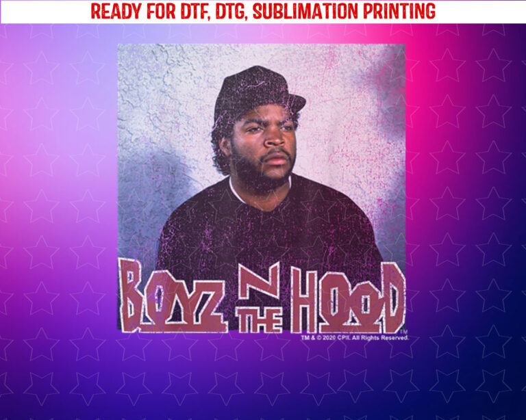 Boyz in the Hood Cube Slice Shirt PNG, DTF, DTG, Sublimation Design