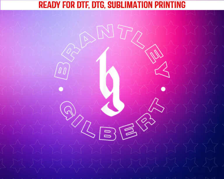 Brantley Gilbert Circle Logo Shirt PNG, DTF, DTG, Sublimation Design