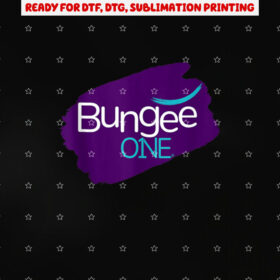 Bungeeone Splash Logo Shirt PNG, DTF, DTG, Sublimation Design