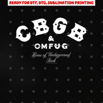 Cbgb Classic Shirt PNG, DTF, DTG, Sublimation Design