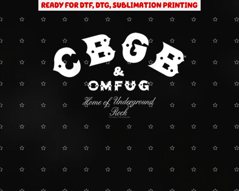 Cbgb Classic Shirt PNG, DTF, DTG, Sublimation Design