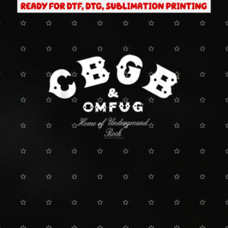 Cbgb Classic Shirt PNG, DTF, DTG, Sublimation Design