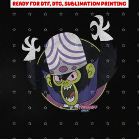 Cn the Powerpuff Girls Mojojojo Portrait Shirt PNG, DTF, DTG, Sublimation Design