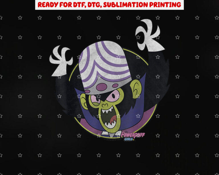 Cn the Powerpuff Girls Mojojojo Portrait Shirt PNG, DTF, DTG, Sublimation Design