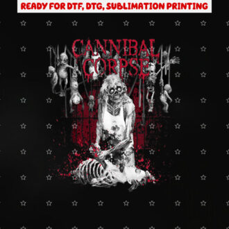 Cannibal Corpse Butcher Official Merchandise Shirt PNG, DTF, DTG, Sublimation Design