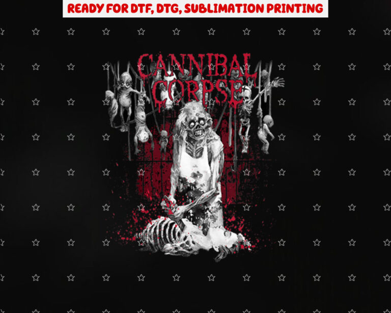 Cannibal Corpse Butcher Official Merchandise Shirt PNG, DTF, DTG, Sublimation Design
