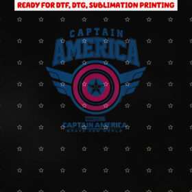 Captain America Brave New World Collegiate Shirt PNG, DTF, DTG, Sublimation Design
