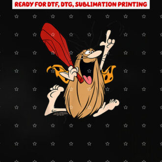 Captain Caveman Unga Bunga Shirt PNG, DTF, DTG, Sublimation Design