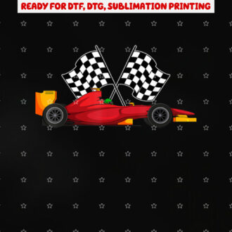 Car Racing Automobile Sport Racer Checkered Flag Finish Line Shirt PNG, DTF, DTG, Sublimation Design