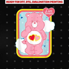 Care Bears Lovealot Bear Shirt PNG, DTF, DTG, Sublimation Design