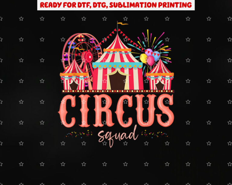 Carnival Staff Circus Matching Squad Birthday Happy Holiday Shirt PNG, DTF, DTG, Sublimation Design