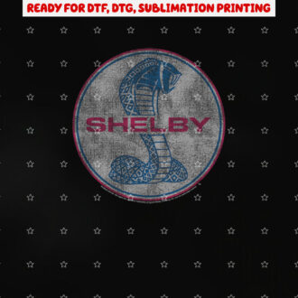 Carroll Shelby Full Color Cobra Shirt PNG, DTF, DTG, Sublimation Design