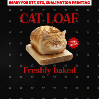 Cat Loaf Shirt PNG, DTF, DTG, Sublimation Design