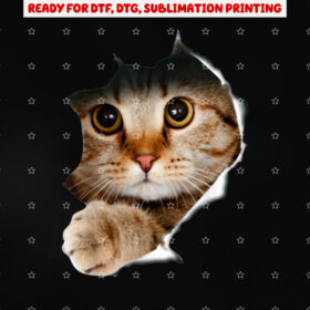 Cat Cat s for Women Girls Cute Dandelion Shirt PNG, DTF, DTG, Sublimation Design