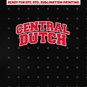 Central College Dutch Apparel Sports Fan Shirt PNG, DTF, DTG, Sublimation Design