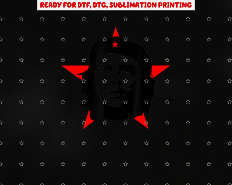 Che Guevara Rebel Guerrilla Revolution Shirt PNG, DTF, DTG, Sublimation Design