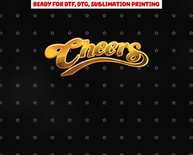 Cheers Logo Shirt PNG, DTF, DTG, Sublimation Design