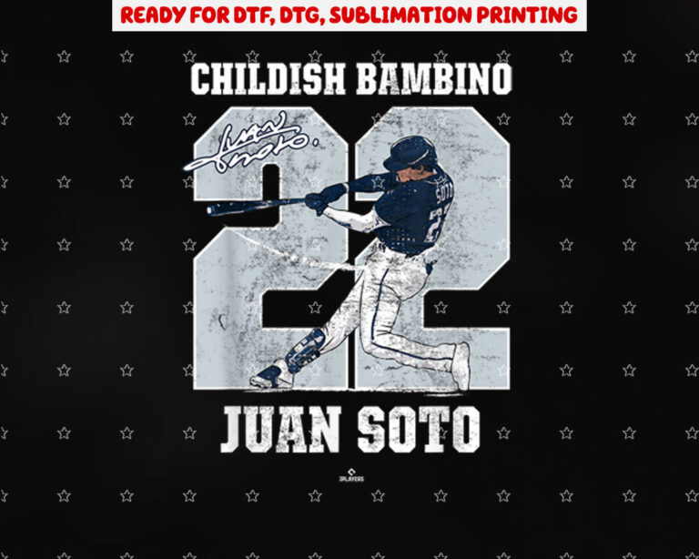 Childish Bambino Juan Soto New York Shirt PNG, DTF, DTG, Sublimation Design