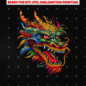 Chinese Dragon Japanese Dragon Shirt PNG, DTF, DTG, Sublimation Design