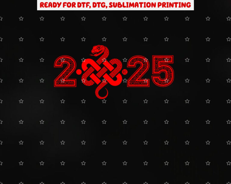 Chinese New Year 2025 Year of the Snake Shirt PNG, DTF, DTG, Sublimation Design