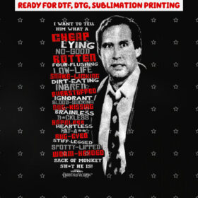 Christmas Vacation Profanities Shirt PNG, DTF, DTG, Sublimation Design