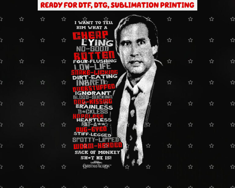 Christmas Vacation Profanities Shirt PNG, DTF, DTG, Sublimation Design