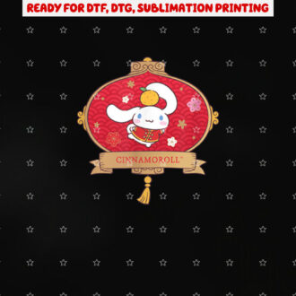 Cinnamoroll Lunar New Year Shirt PNG, DTF, DTG, Sublimation Design
