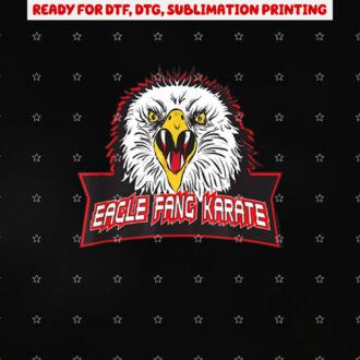 Cobra Kai Eagle Fang Logo Shirt PNG, DTF, DTG, Sublimation Design