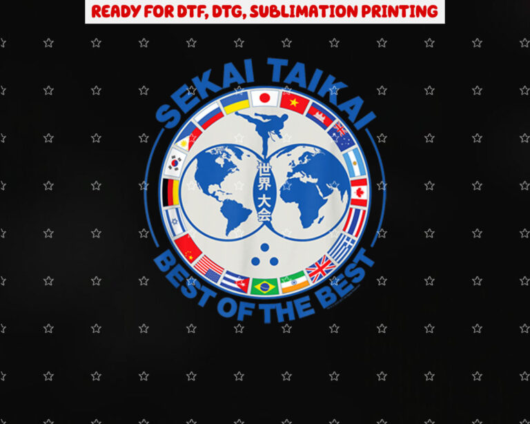 Cobra Kai Karate Tournament Sekai Taikai Best of the Best Shirt PNG, DTF, DTG, Sublimation Design