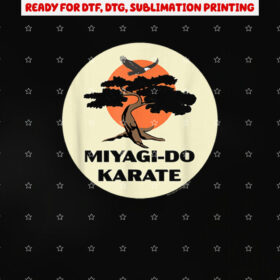 Cobra Kai Miyagido Karate Eagle Fang Bonsai Tree Dojo Logo Shirt PNG, DTF, DTG, Sublimation Design