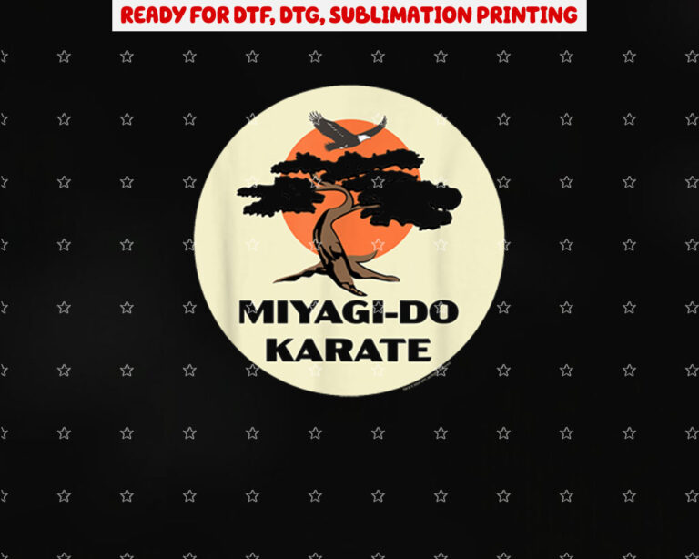 Cobra Kai Miyagido Karate Eagle Fang Bonsai Tree Dojo Logo Shirt PNG, DTF, DTG, Sublimation Design