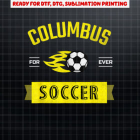 Columbus Soccer 2 Football Shirt PNG, DTF, DTG, Sublimation Design