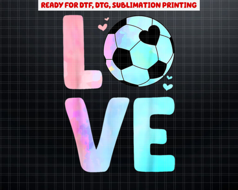 Cool Soccer Art For Women Girls Toddler Themed Soccer Player Shirt PNG, DTF, DTG, Sublimation Design