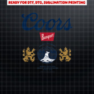 Coors Banquet Beer Golden Colorado Vintage Shirt PNG, DTF, DTG, Sublimation Design