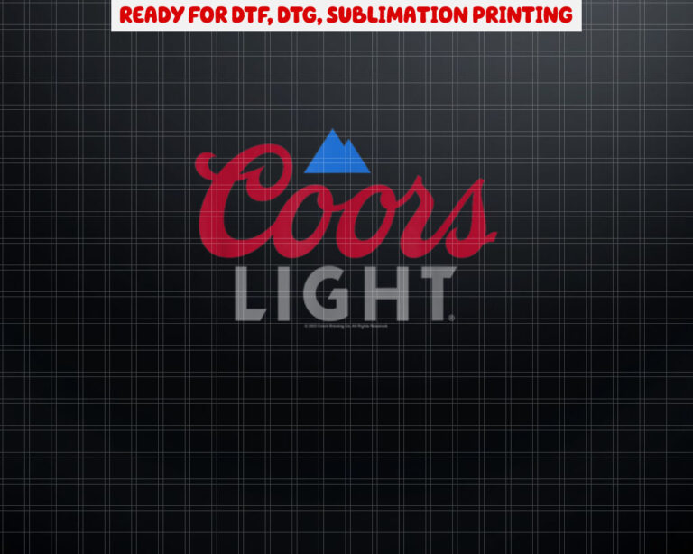 Coors Brewing Company Coors Light Classic Big Chest Logo Shirt PNG, DTF, DTG, Sublimation Design