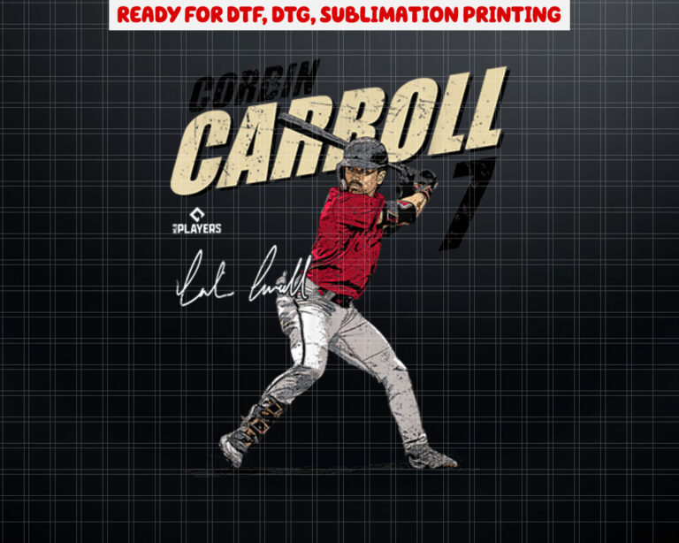 Corbin Carroll  Arizona Baseball Players  MLBCCL3001 Shirt PNG, DTF, DTG, Sublimation Design