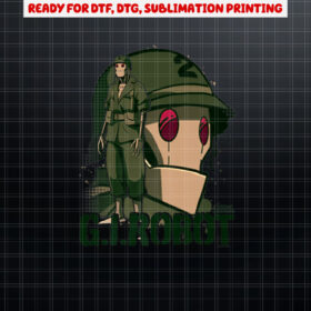 Creature Commandos GI Robot Showcase Premium Shirt PNG, DTF, DTG, Sublimation Design
