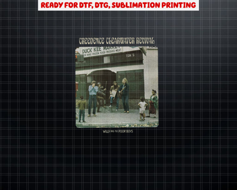 Creedence Clearwater Revival Willy  The Poor Boys  Shirt PNG, DTF, DTG, Sublimation Design