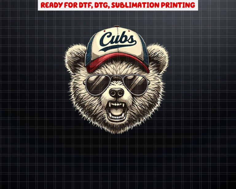 Cubs Apparel For Men Women And kids Shirt PNG, DTF, DTG, Sublimation Design