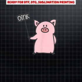 Cute Pig Oink  Piggy Pajama Piglet Shirt PNG, DTF, DTG, Sublimation Design